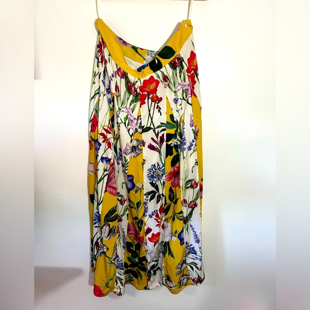 NWT Anthropologie Rococo Sand Maxi Skirt Size 14